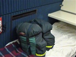 Tao somehow managed to get a single-berth sleeping compartment on the Sleeper train from Newton Abbot